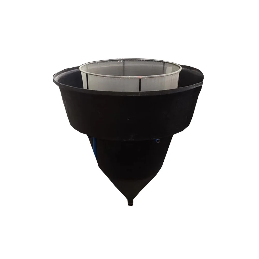 200 liter aquaculture aquaponic plastic cone bottom tank with steel stand