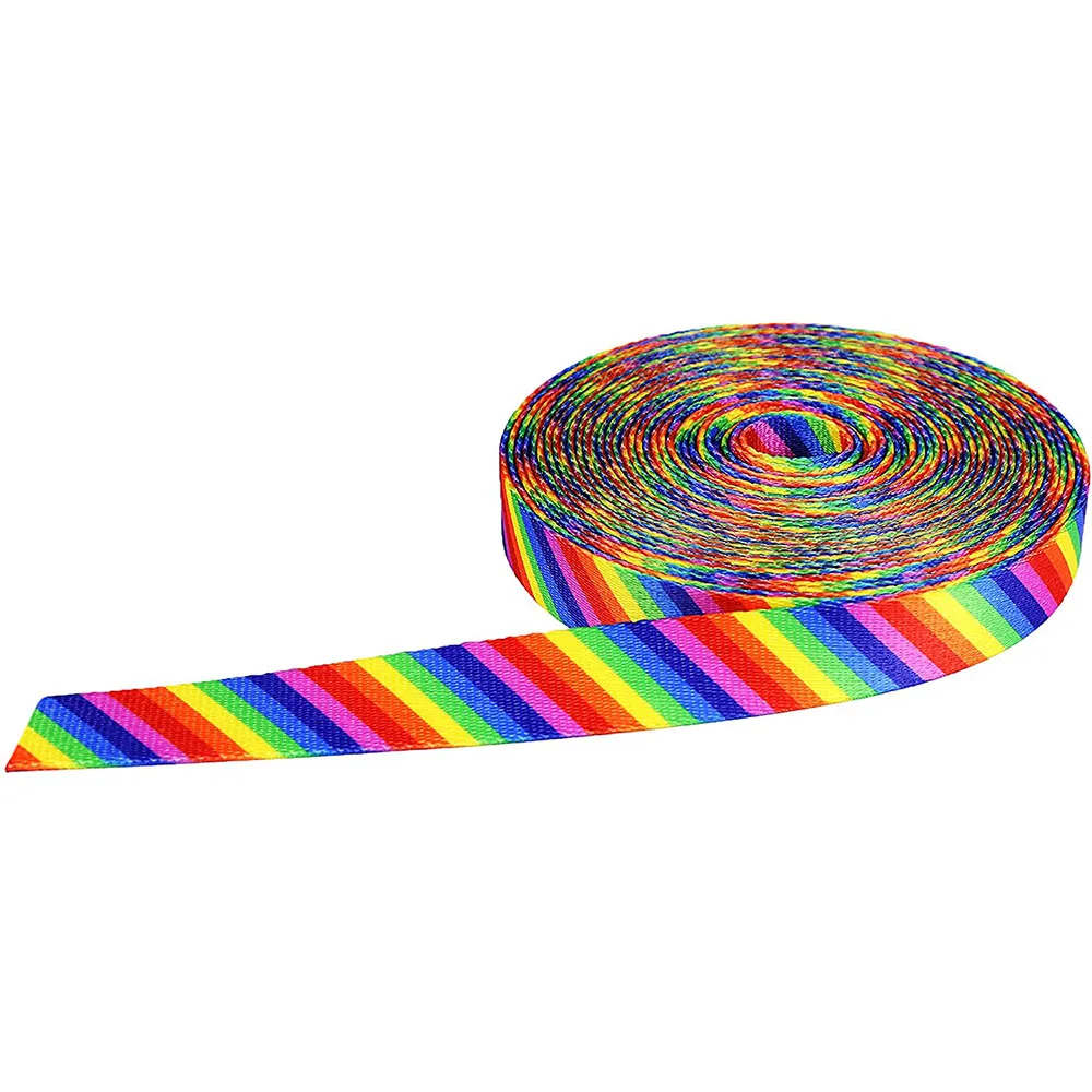 1' 1.5' Wide Sublimation Seatbelt Webbing Custom Printed Nylon Webbing For Bags Guitar Strap