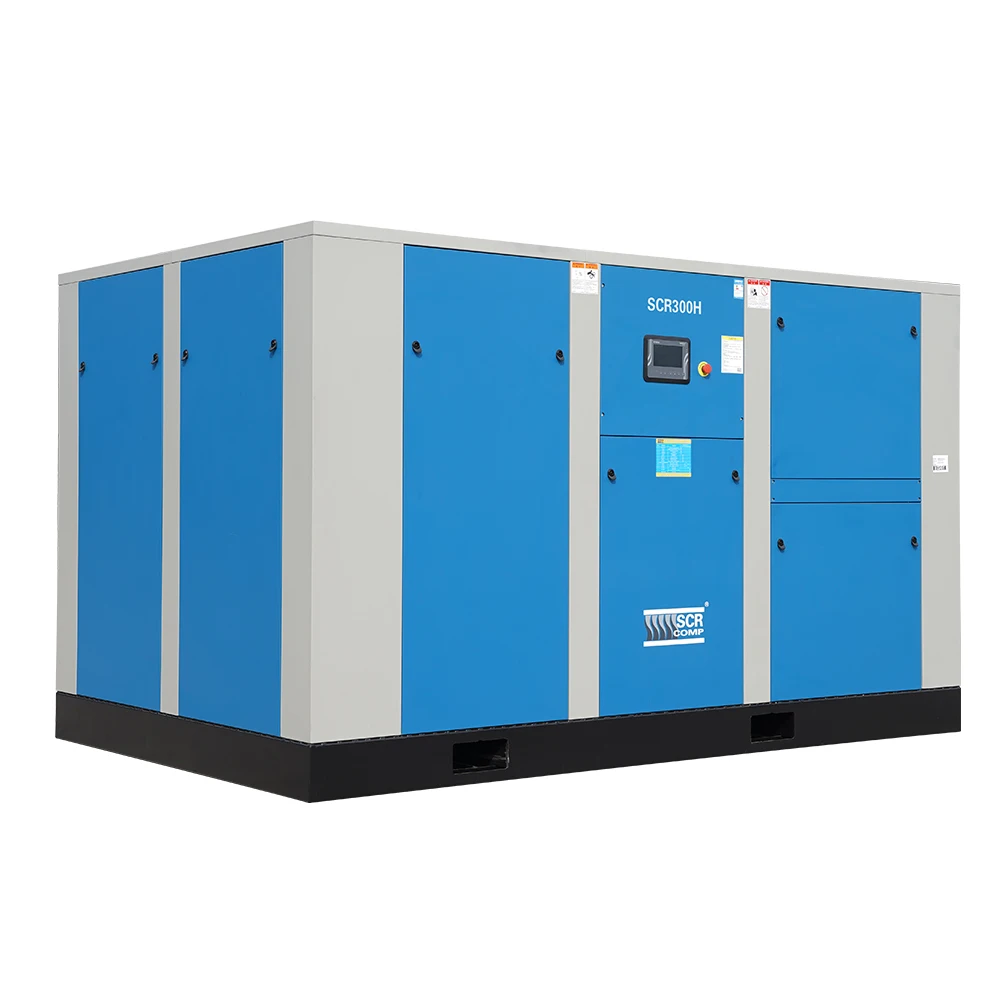 40m3 за мин Silent 8 бар два этапа роторный винт компрессор горячего воздуха (SCR270H)