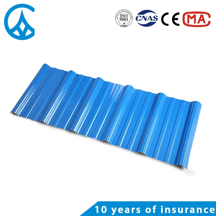 Жаропрочные гофрированные кровельные листы зеленого цвета, кровельный лист для дома