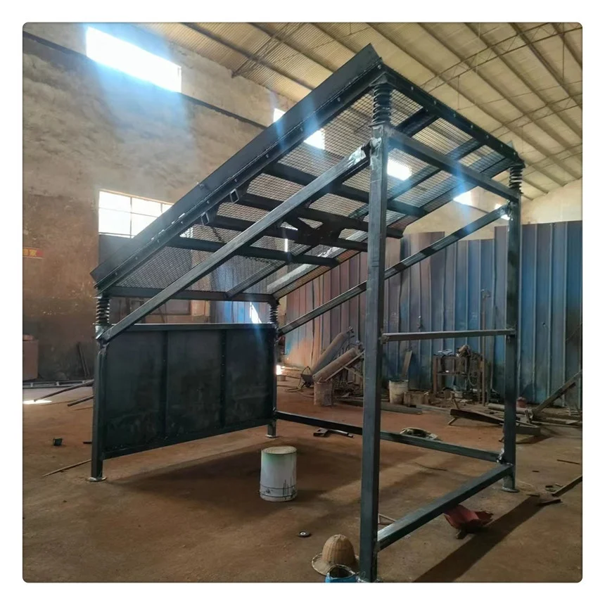 Economical flat screening machine vibrating screen for soil stone