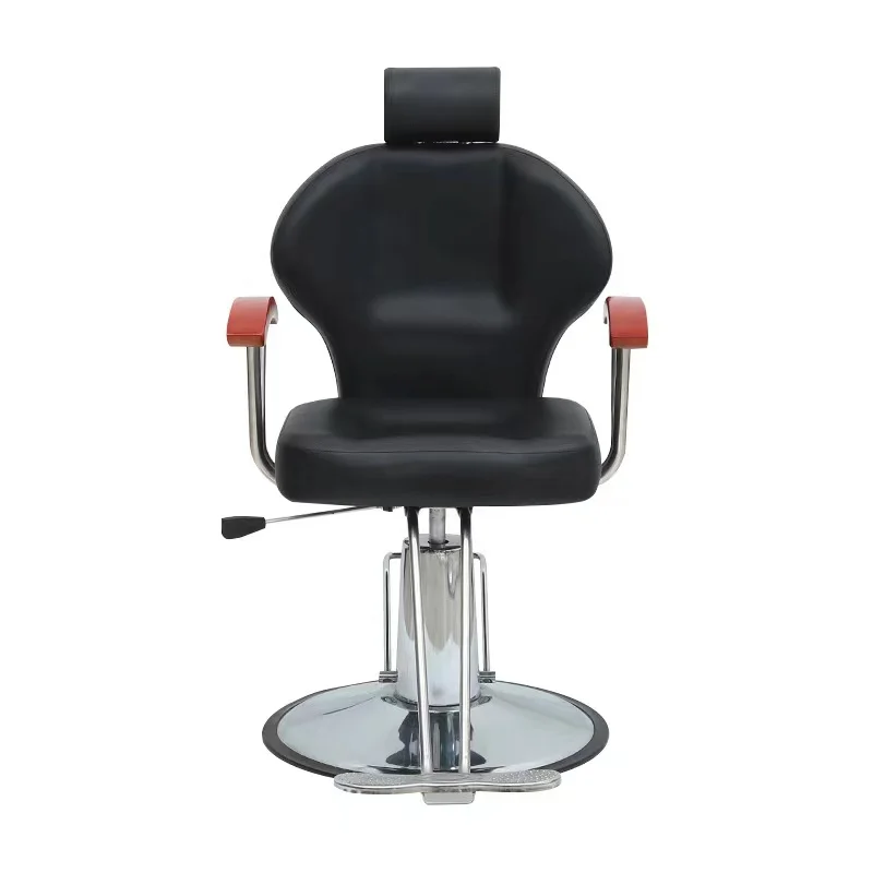 Beauty Barbershop Antique Salon Equipment and Furniture Hair Saloon Chairs Metal Barber Chair Leather Style Chair