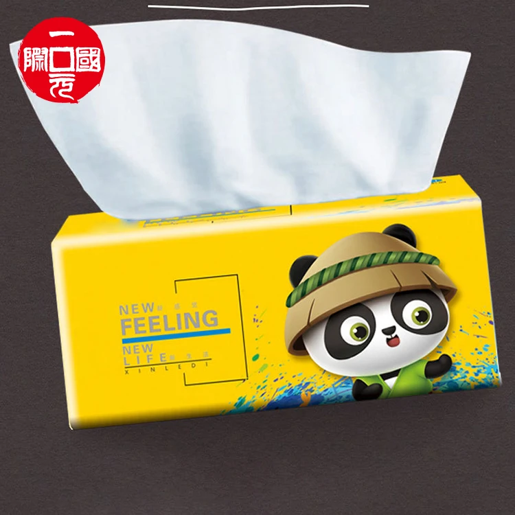 Log pumping paper household affordable napkin wholesale facial tissue hotel catering tissue manufacturer foreign trade cross-bor