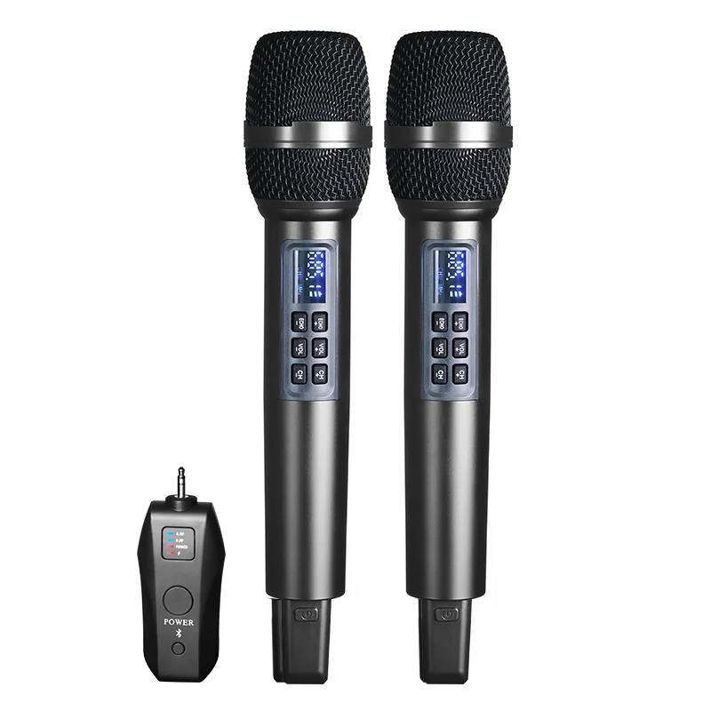 Karaoke wireless microphone, receiver, audio singing performance, professional home reverberation, high and low pitch