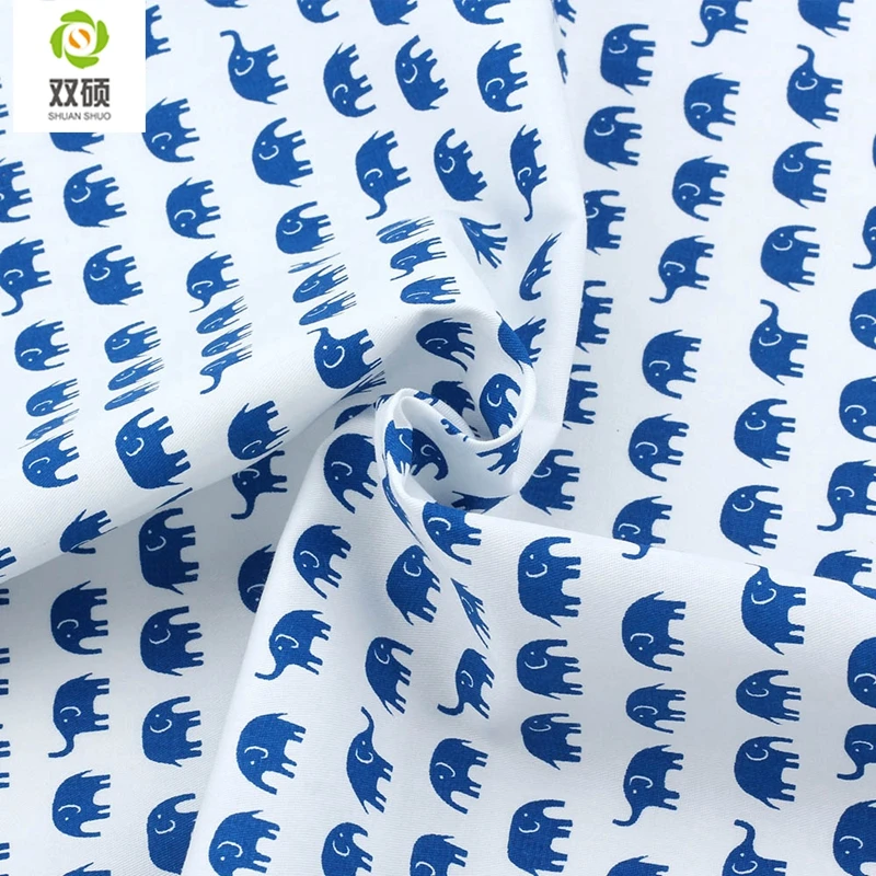 High quality cartoon animal print cotton fabric for children home textile