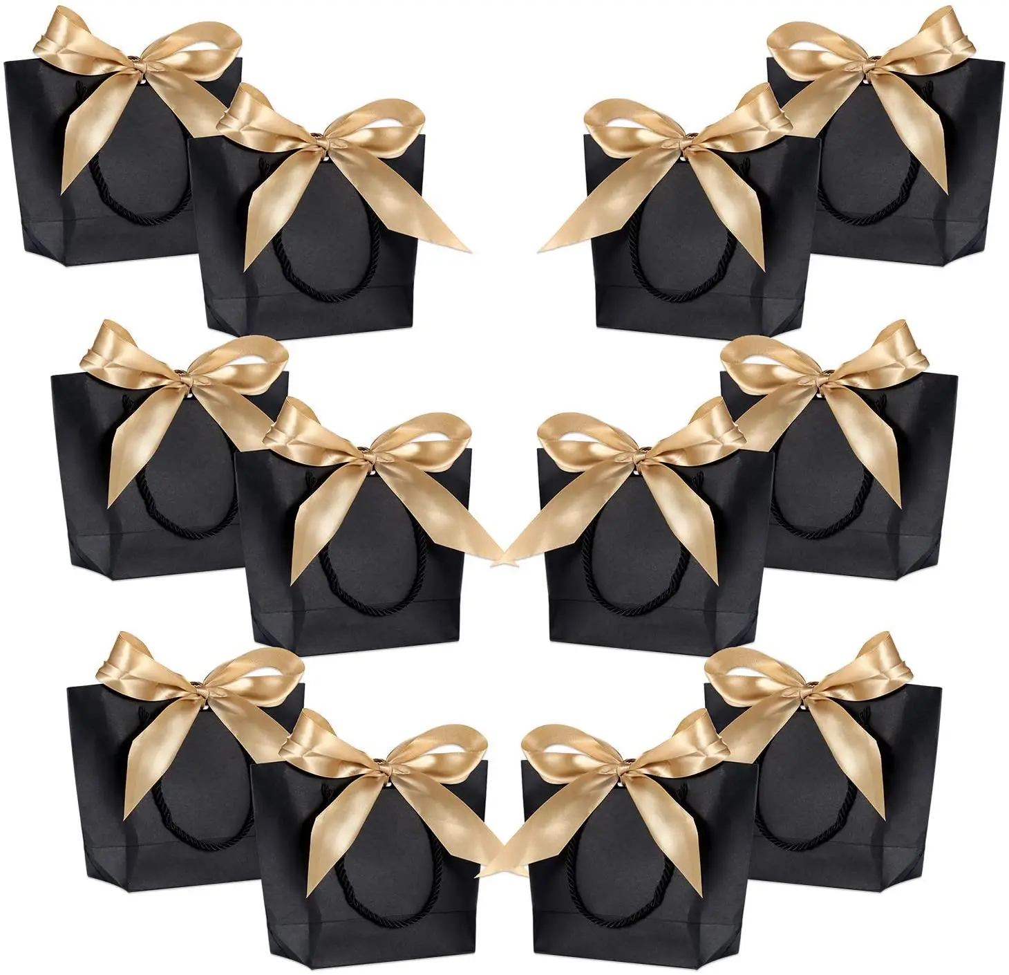 Recycled Custom Cardboard Luxury Paper Gift Bag with Handle for Shopping Bag with Your Own Logo