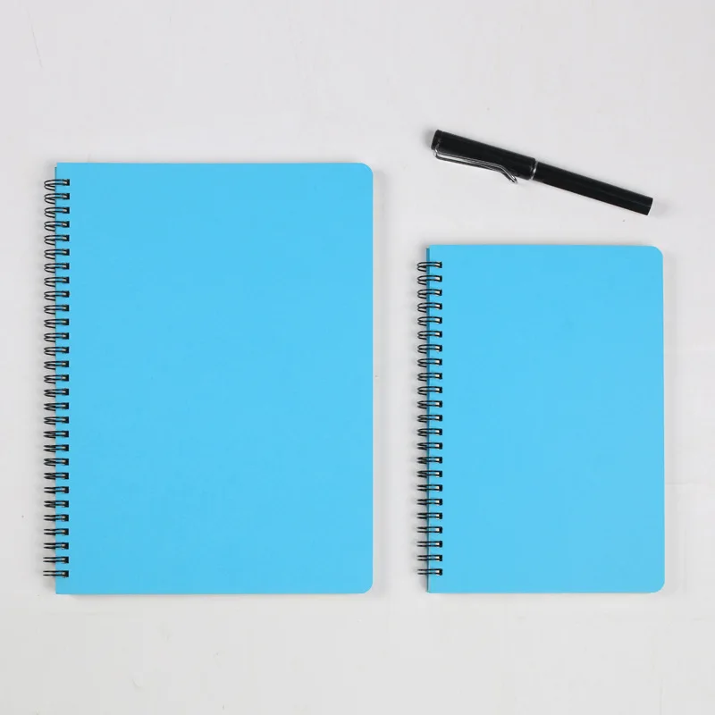 Wholesale A5 B5 spiral notebook paper cover color custom logo notebook 60 sheets lined pages spiral notebook for students