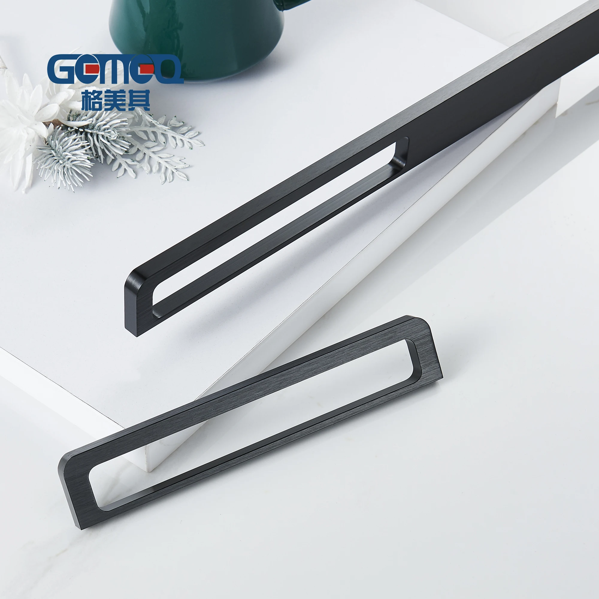Apartment Wardrobe Furniture Cabinet Hidden Invisible Handle Short Long Customized Aluminum Handle Profile