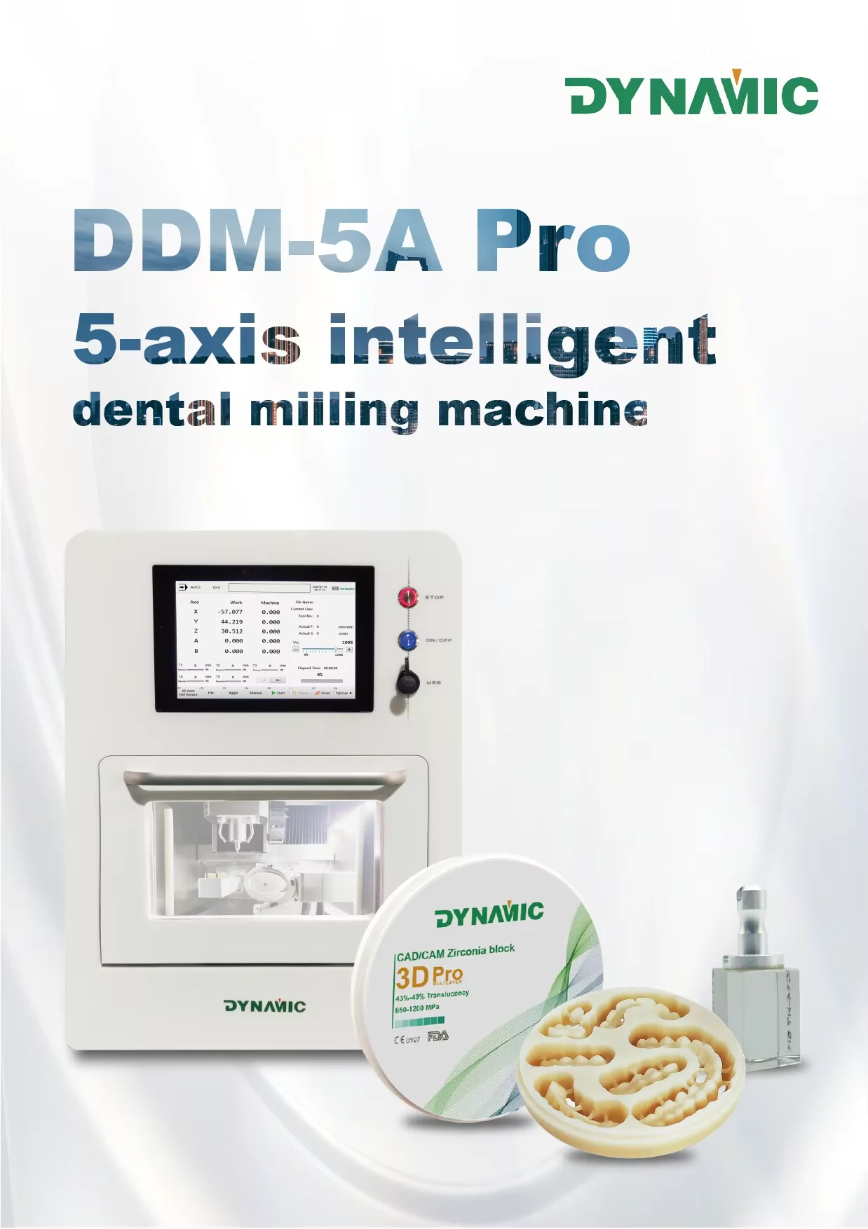 Durable Electric Cad Cam Dental Milling Machine for Glass Ceramic Prostheses With Customizable Metal, Plastic, and Steel Options