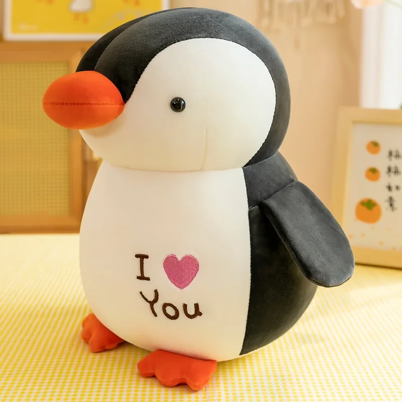 Unisex Custom Stuffed Penguin Plush Toy Small Doll with PP Cotton Filling