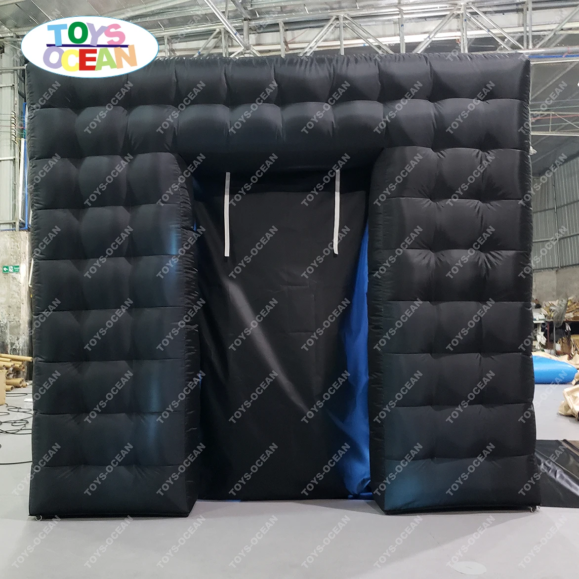 New design black inflatable photo booth/ inflatable cube tent for advertising inflatable