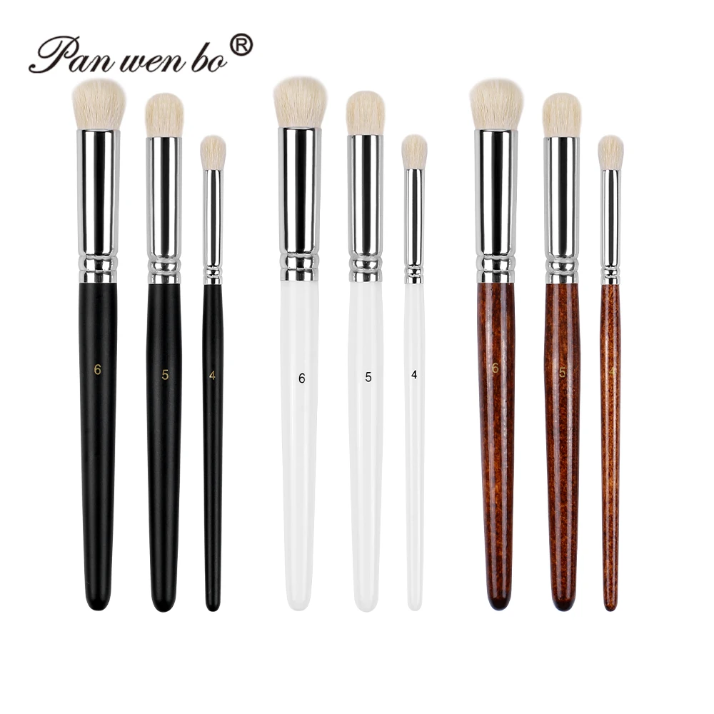 Panwenbo 3pcs Detail Small Acrylic Oil Paint Brushes Miniature Drybrush Set Model Painting Brush for Model Ceramics Art Painting