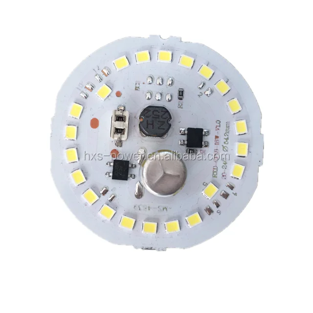 Колба 18 Вт DOB светодиодный модуль драйвера высокая яркость 120lm SMD чип PCB 3000K 4000K 6500K