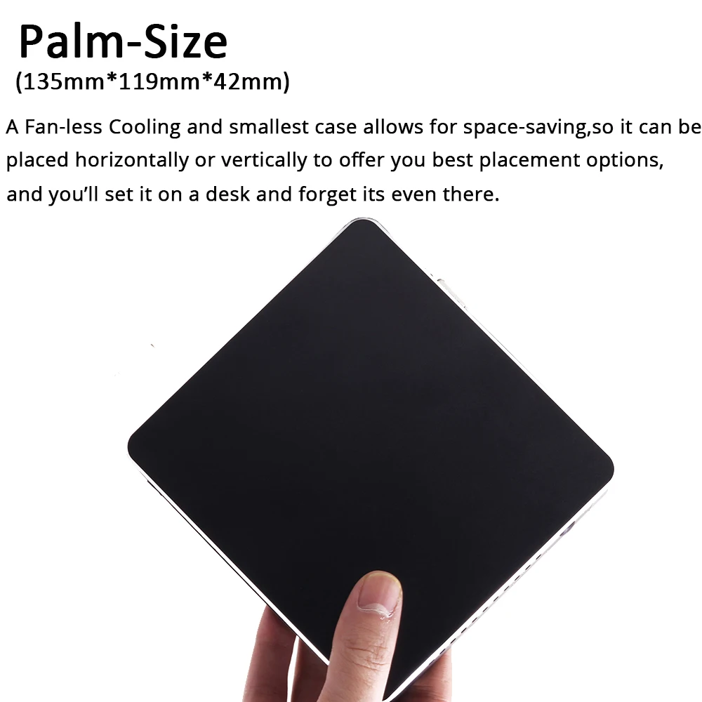 Hot sale thin htpc i7 i5 i3 4200Y Processor desktop computer box win10 8 GRam mini PC for interactive educational class