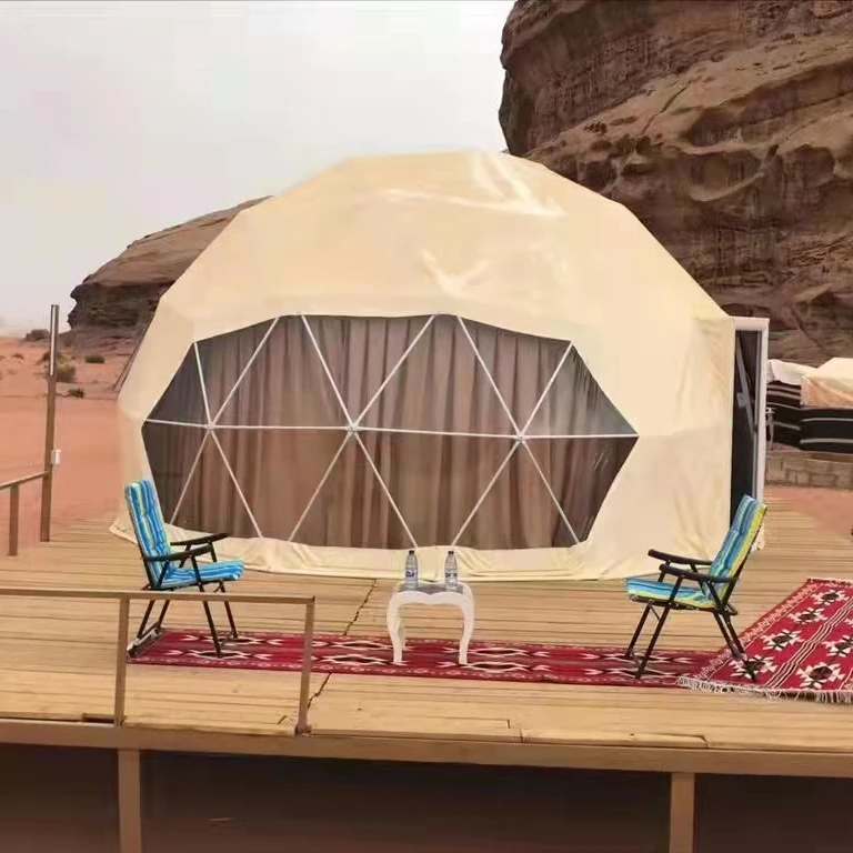3D Max Outdoor Hotel Dome House Party Event Bubble Glamping Geodesic Dome Igloo Trade show Tent With PVC Roof Cover