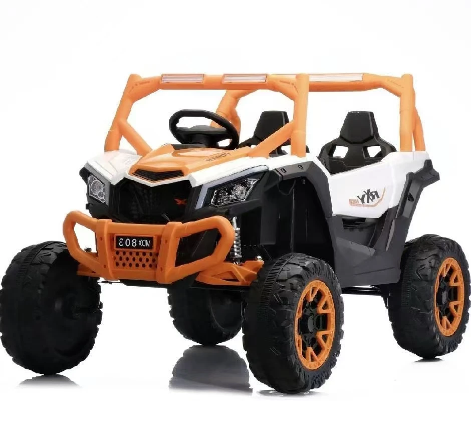 2025New Wholesale 12V 24V Electric 4WD UTV Double Motor Ride-on Cars Kids 3+ Years Big Kids 4x4 Wheel Plastic Material 2 Seat
