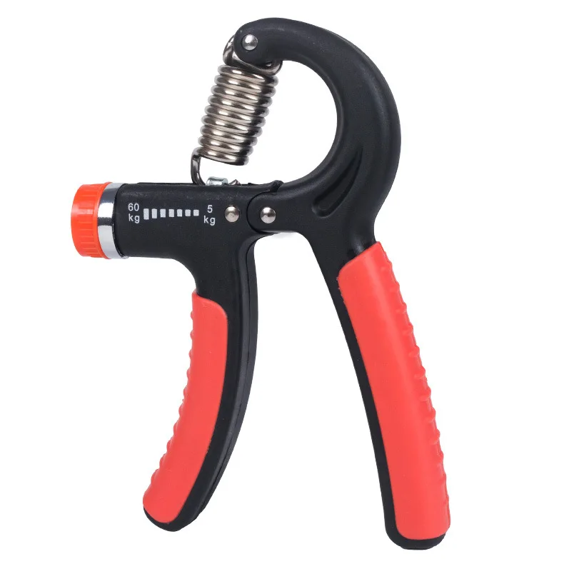 R type Adjustable Heavy Duty Hand Gripper Anti Slip Hand Grip Strengthener with Counter