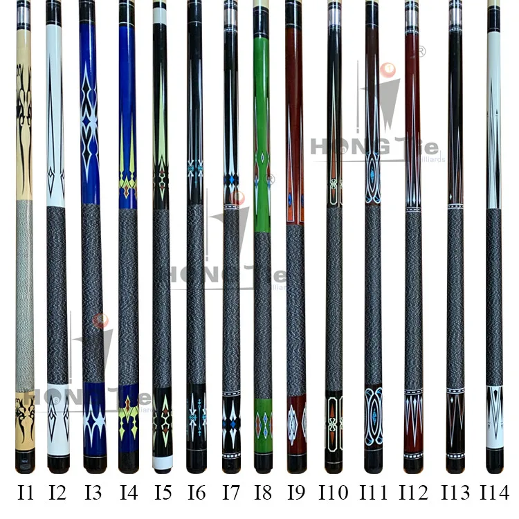 Бильярдные кии Hongjie 1/2 стильные шарнирные Бильярдные кии наклейки кленовый бассейн Кии