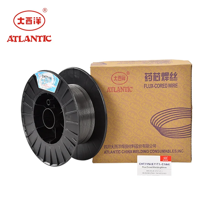 Сварочная проволока ATLANTIC CHT71Ni OEM AWS A5.36 с E71T1-C1A4 Флюсом 1 2 мм 4 6 15 кг