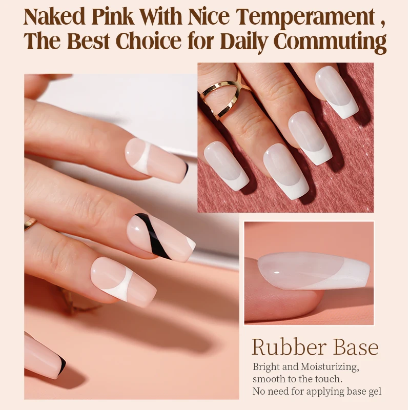 R S Nail Long Lasting Rubber Base Gel 8g Wholesale Supplies Oem Bulk 180 Colors Rubber Base Gel Uv Nail Rubber Base Coat