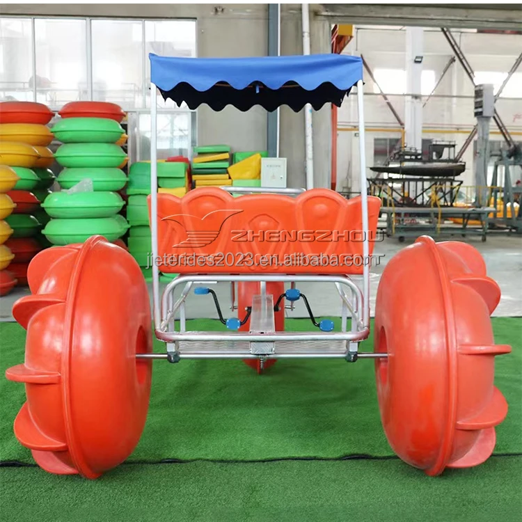 Adults recreational aqua bicycles water bike pedal boats 3 big wheels water tricycle bike For Sale