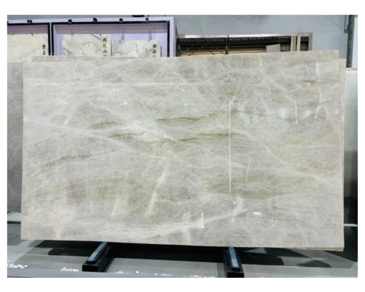 Brazil Taj Mahal Quartzite Marble Slabs Top Quality Island Countertop Factory Price