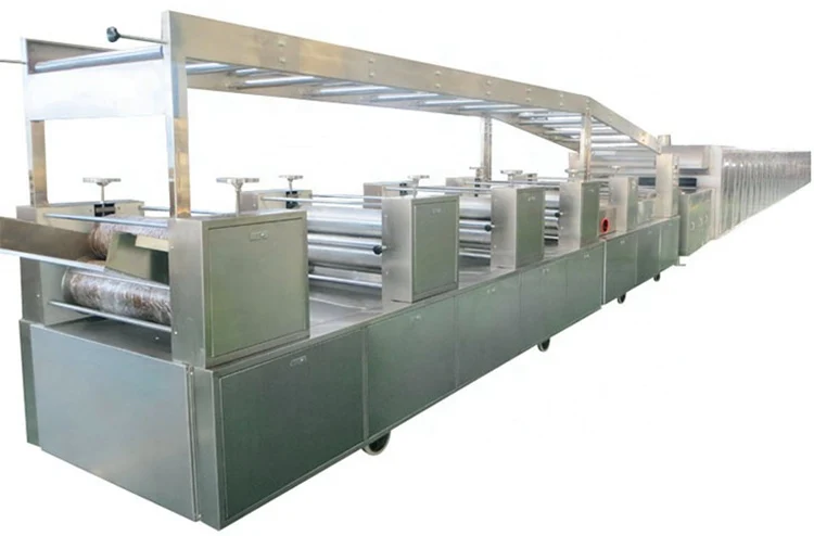 Full automatic chocolate biscuit make machine supplier/bakery biscuit making machine
