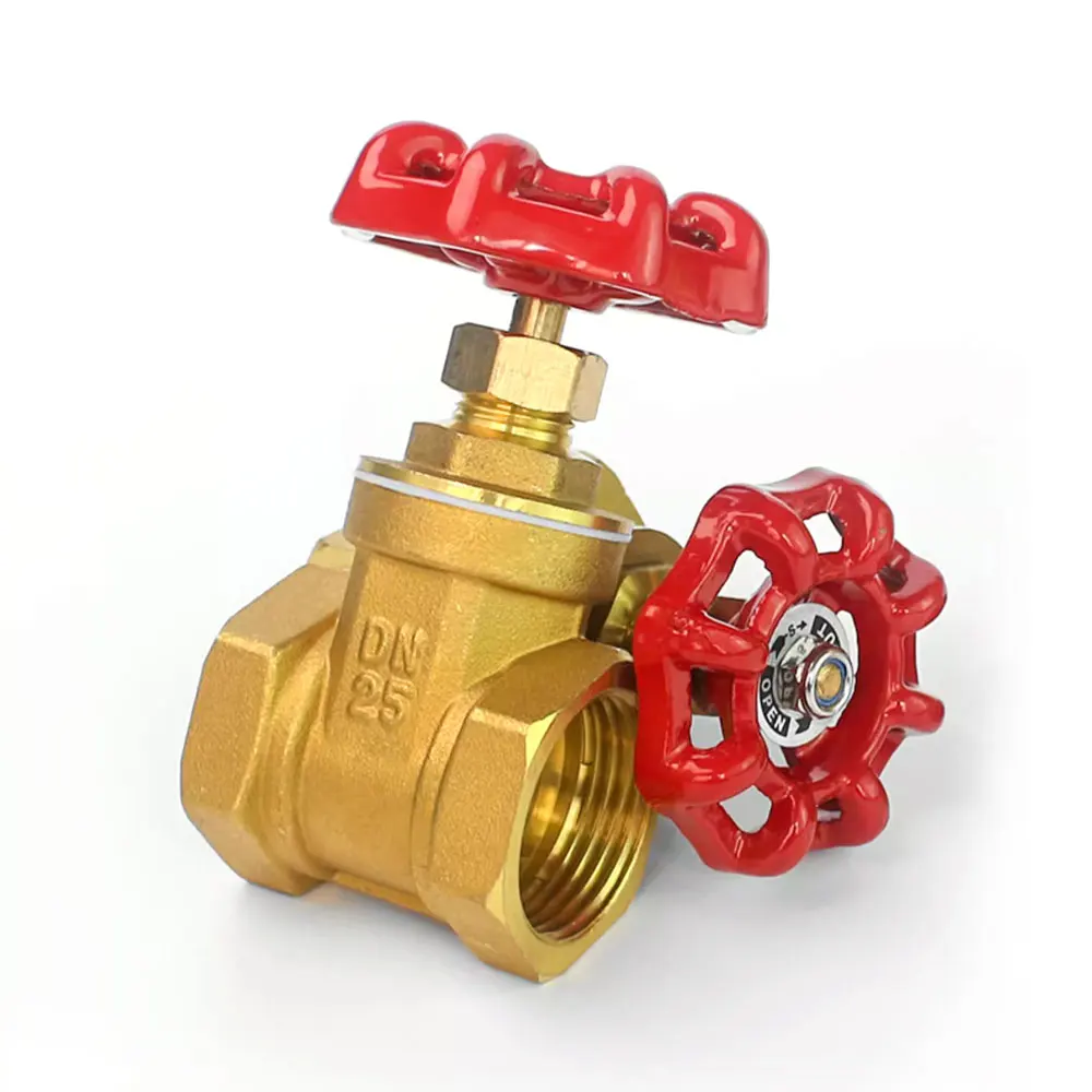 Globe Control Valve Brass  NPT BSP Thread Water Control PN16  Sluice Brass Gate Valve