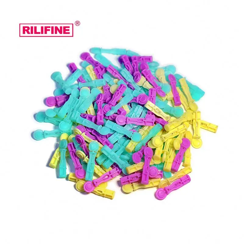 Low Price Pe/stainless Steel Sterile Disposable Safety Blood Lancets