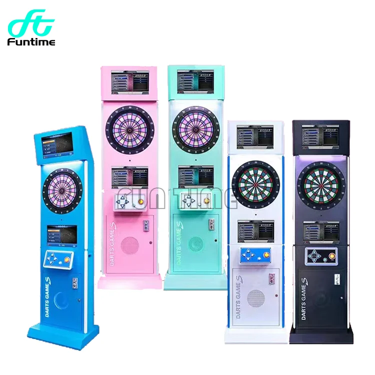 FunTime Coin Operated Games Arcade Electronic Automatic Bar Game Dart Machine For Sale