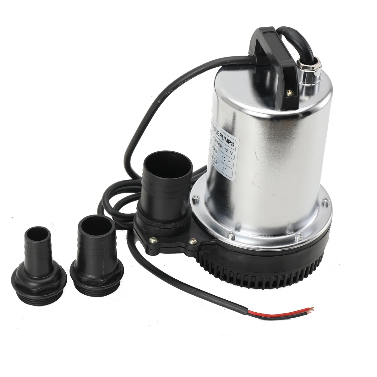 EU Warehouse In Stock DC 12V 6000l/h 160W Electric High Pressure Nordic Dirty Water Stainless Steel Submersible Water Pumps