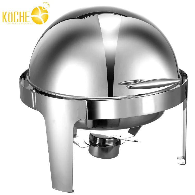 6L Round top catering equipment buffet food warmer chafing dish