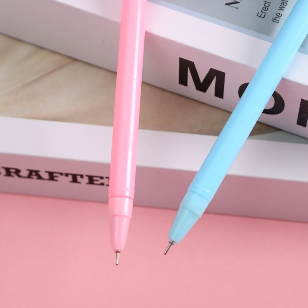 Unicorn Ball Pens Cute Plush Pink Fluffy Neuter Ballpoint Pens