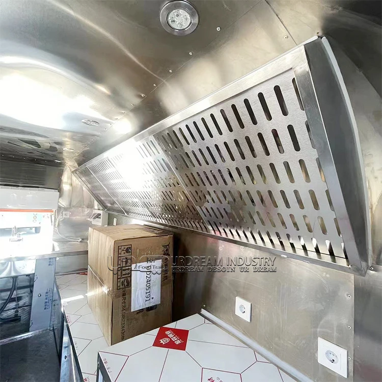 Urdream Airstream Mobile Food Concession Trailer 13 X 7.5 Airstream Style Food Truck