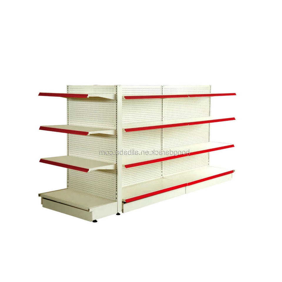 Top quality display shelves for retail stores with promotion table