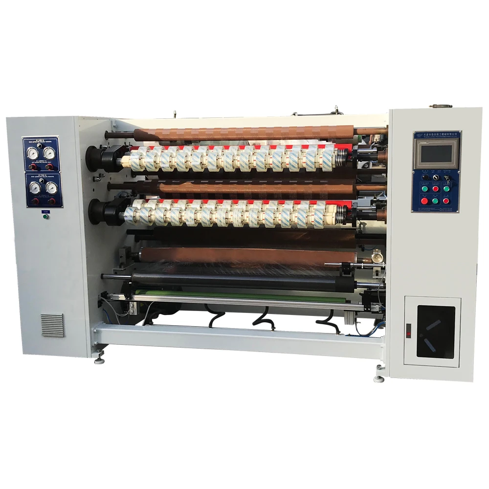 Vertical Low Price Adhesive Packing Tape Slitting Machine Slitter And Rewinding Machine