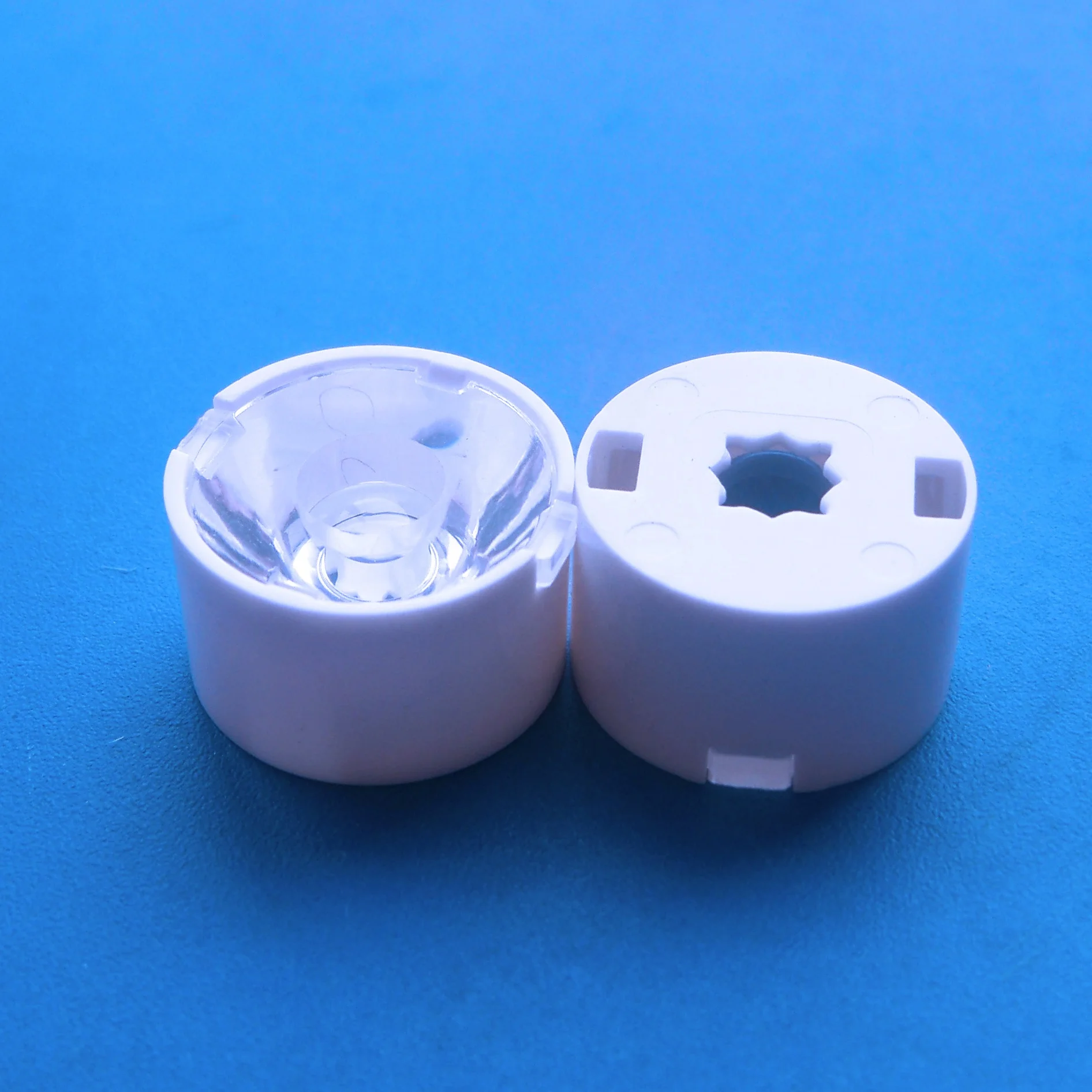 Hot sales 15mm led opical lenses with 15degree for 4040 3535 3030 IR led spotlight  linear lamps PMMA PC LES