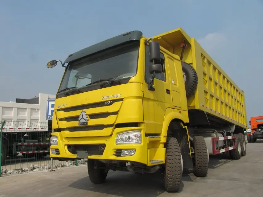 Китайский б/у самосвал Sinotruk HOWO для тяжелых условий эксплуатации 375 л.с. 40 тонн 8x4 грузовик продажи в