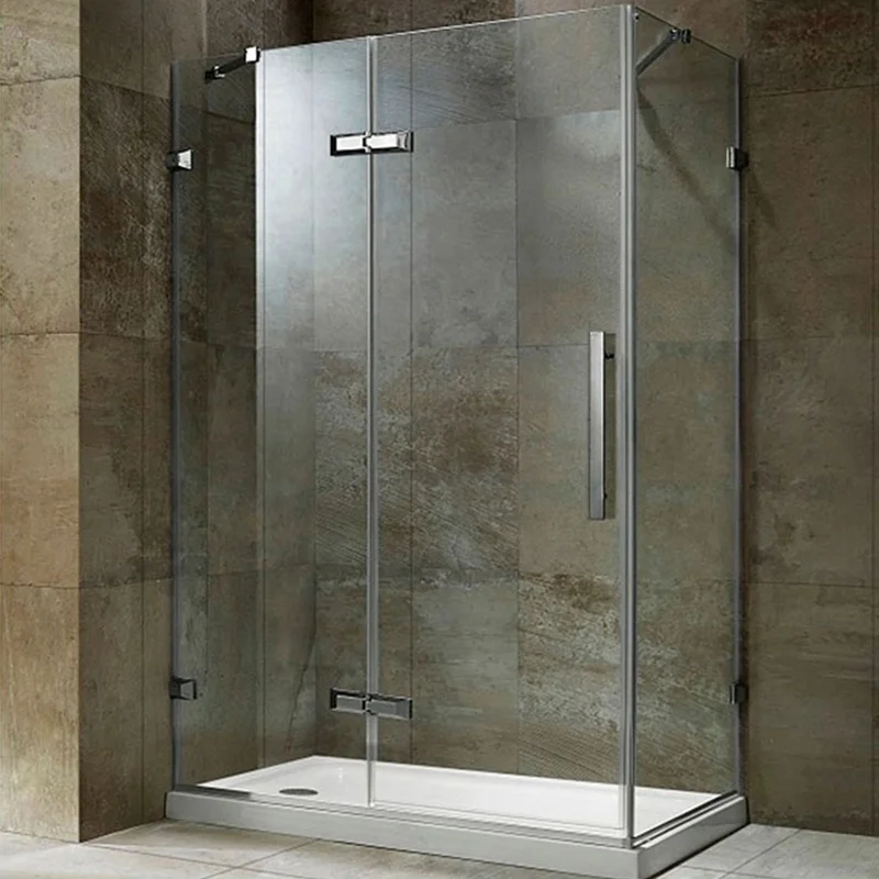 Enclosures Bath Tubs Room Cheap Bathroom Shower rooms 8mm Glass Double Doors Shower Door