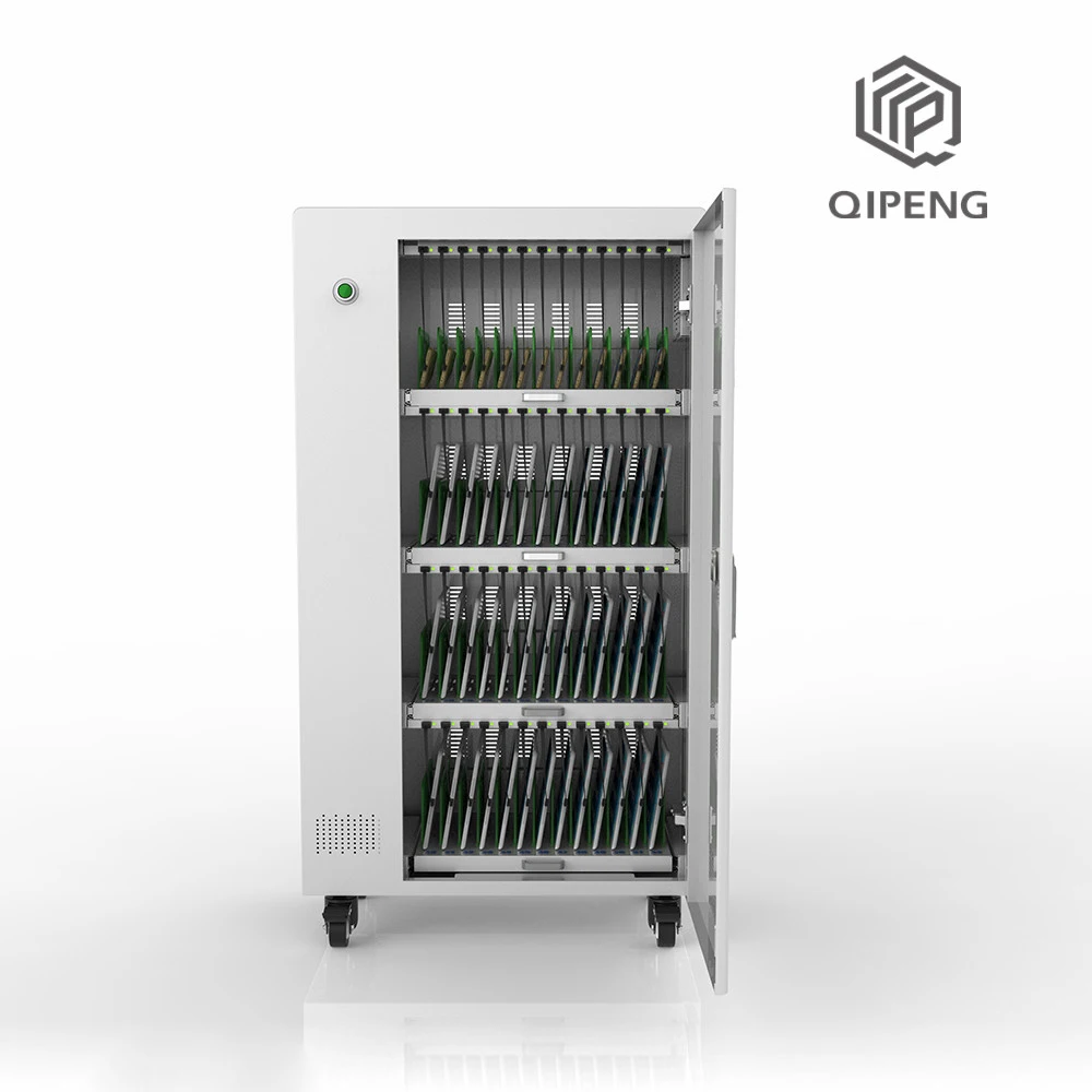 OEM Tablet Phone Laptop Charging Cart Cabinet With Movable Wheels Charging Station for Multiple Devices