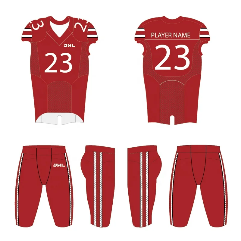 wholesale team youth football jersey sets customized full sublimation American football uniforms