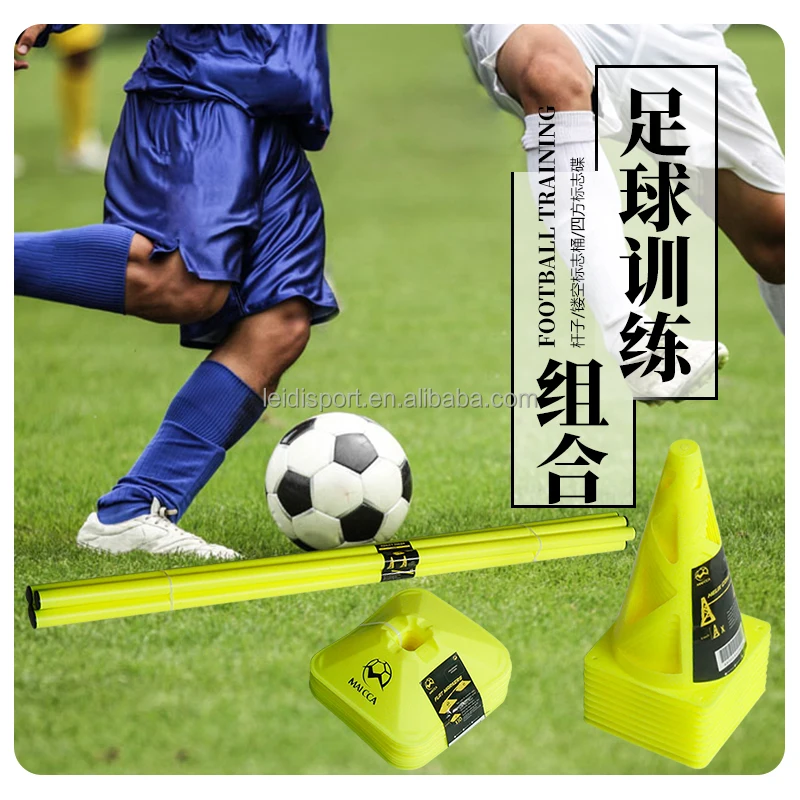 Football flat cone flat motion cone marker marker pole hurdle frame