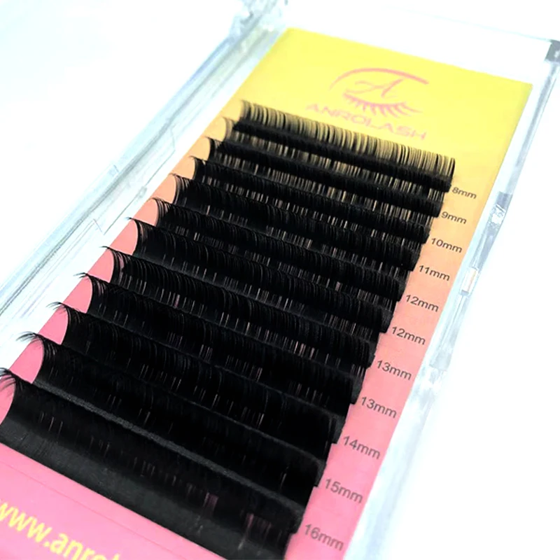 Wholesale 8-15mm Mix Eyelashes Extension Trays Silk Eyelash Extension Volume Lashes Classic Lashes Extension