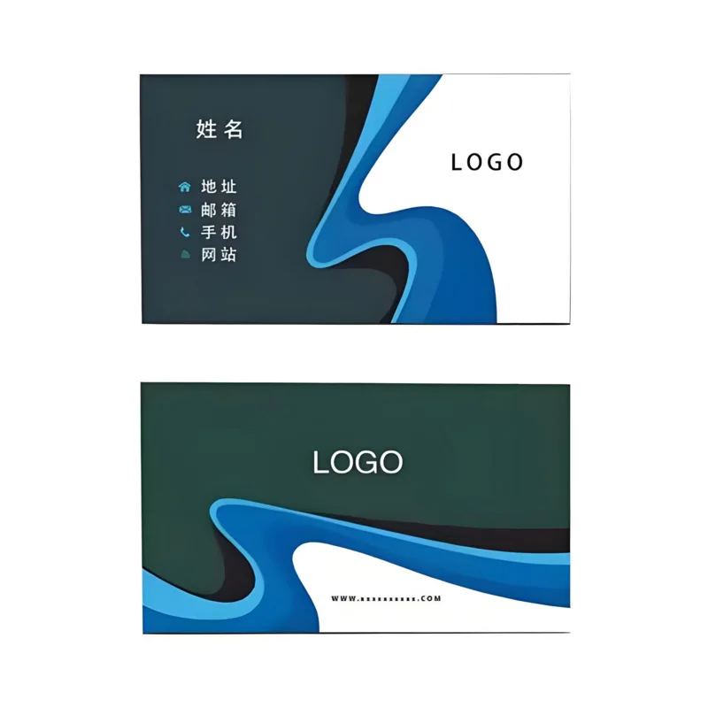 Высококачественные пользовательские визитные карточки ПВХ черная бумага дизайн логотипа офсетная печать художественная имя открытка визитная карточка Визитная