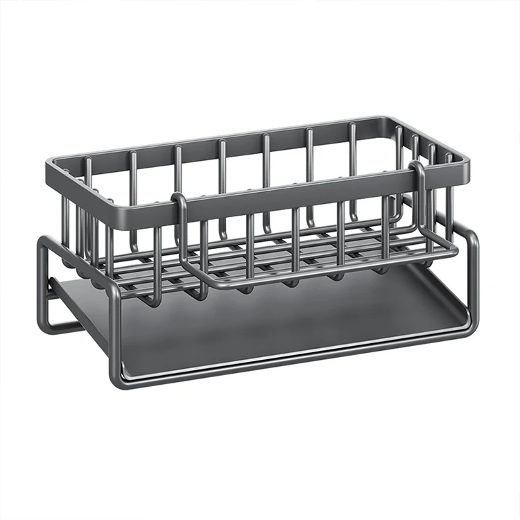 Kitchen Sink Drainage Rack Faucet Rack Drainage Storage Basket Bathroom Accessories Storage Holders & Racks Plastic ABS 3 Color