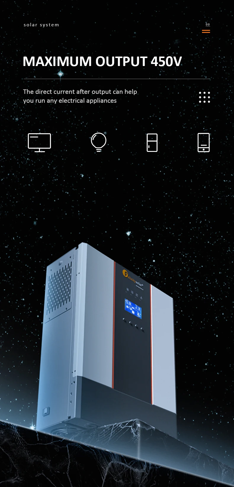 Intelligent Pure Sine Wavesolar Inverter 3.5KVA (2KVA 2.5KVA 3.5KVA 5KVA 7.5KVA 10KVA)
