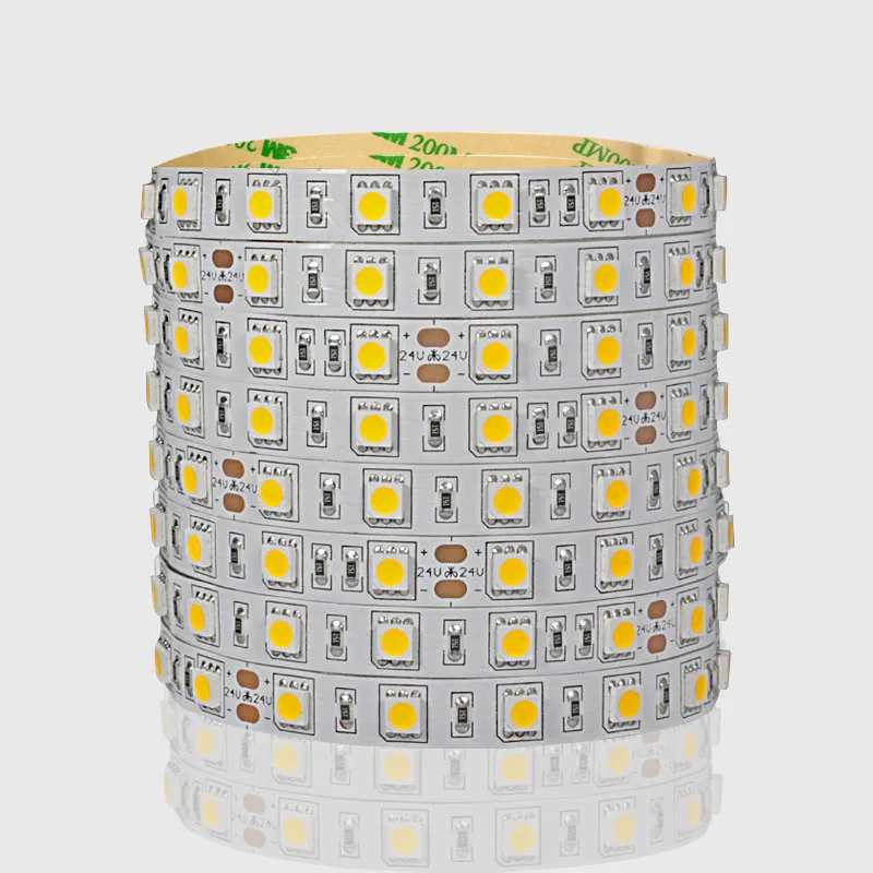 24V LED light bar multicolor 5050 20m dimmable light emitting diode tape lamp 20m Surface Mount 5050 LED light bar flexible wate