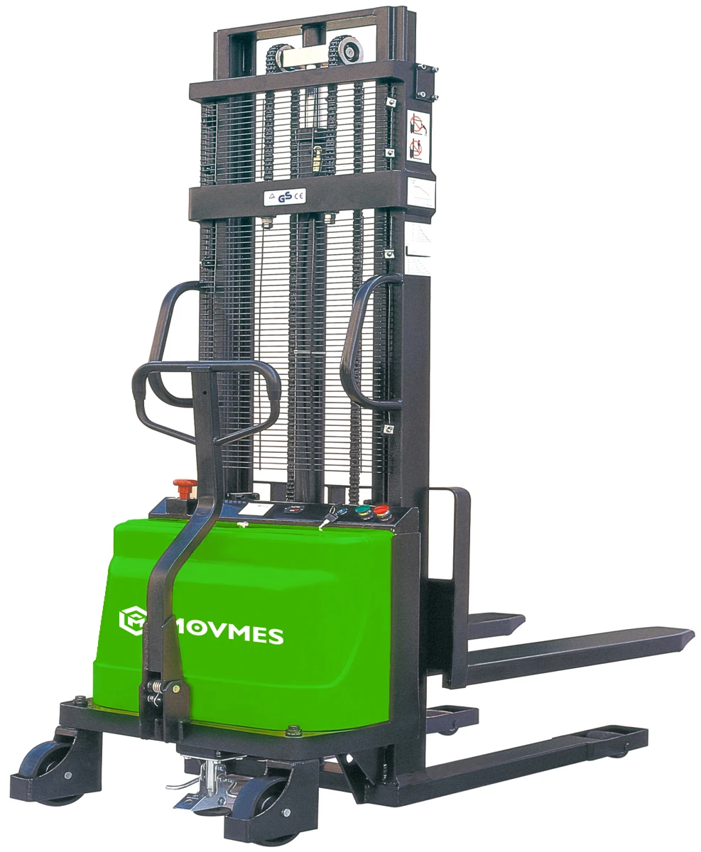 MOVMES 1ton полу электрические штабелеры Китай известный бренд