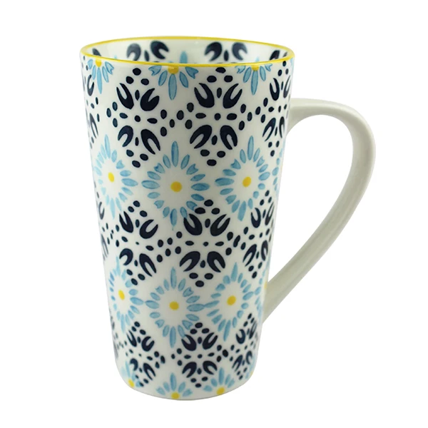 Popular unique Halloween cup ceramic black bone  porcelain cups custom ceramic cup wholesale