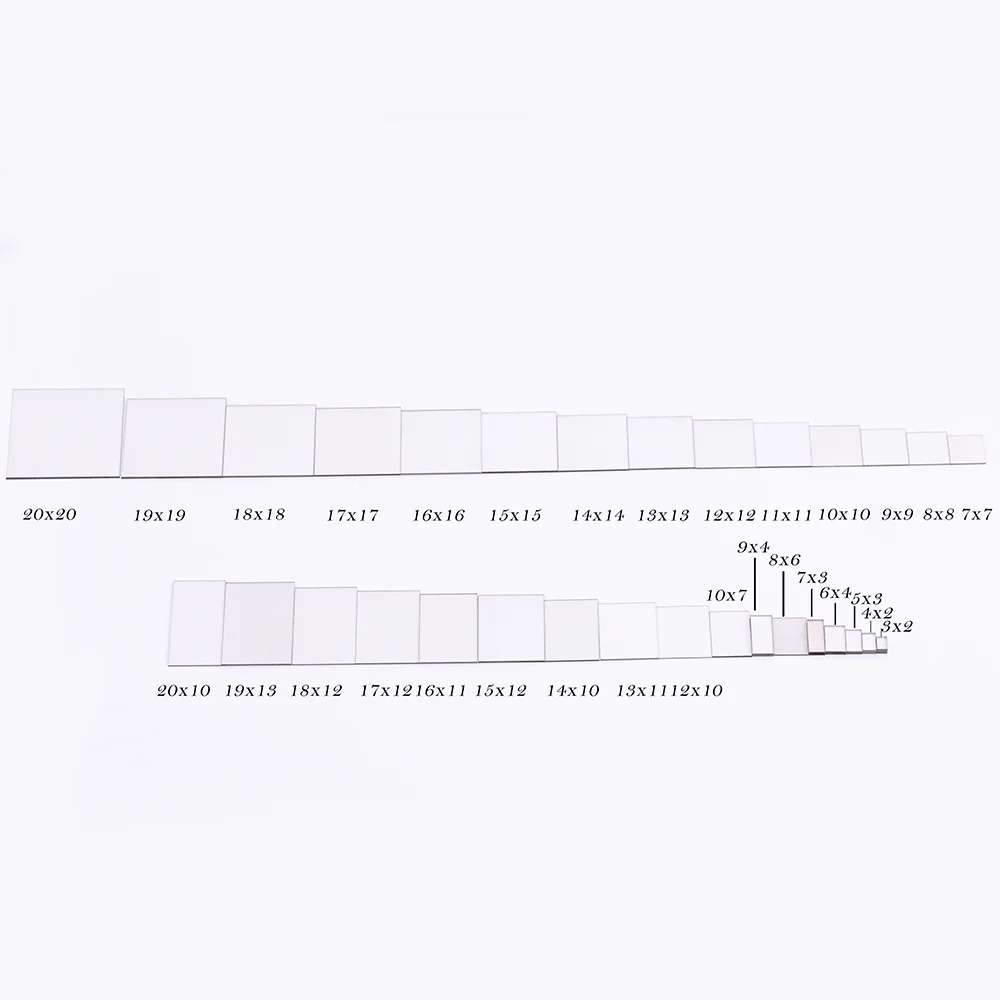 Lab Grown Singal Crystal Film Diamond Plate Sheets Cvd Diamond Film Loose Diamond Chips